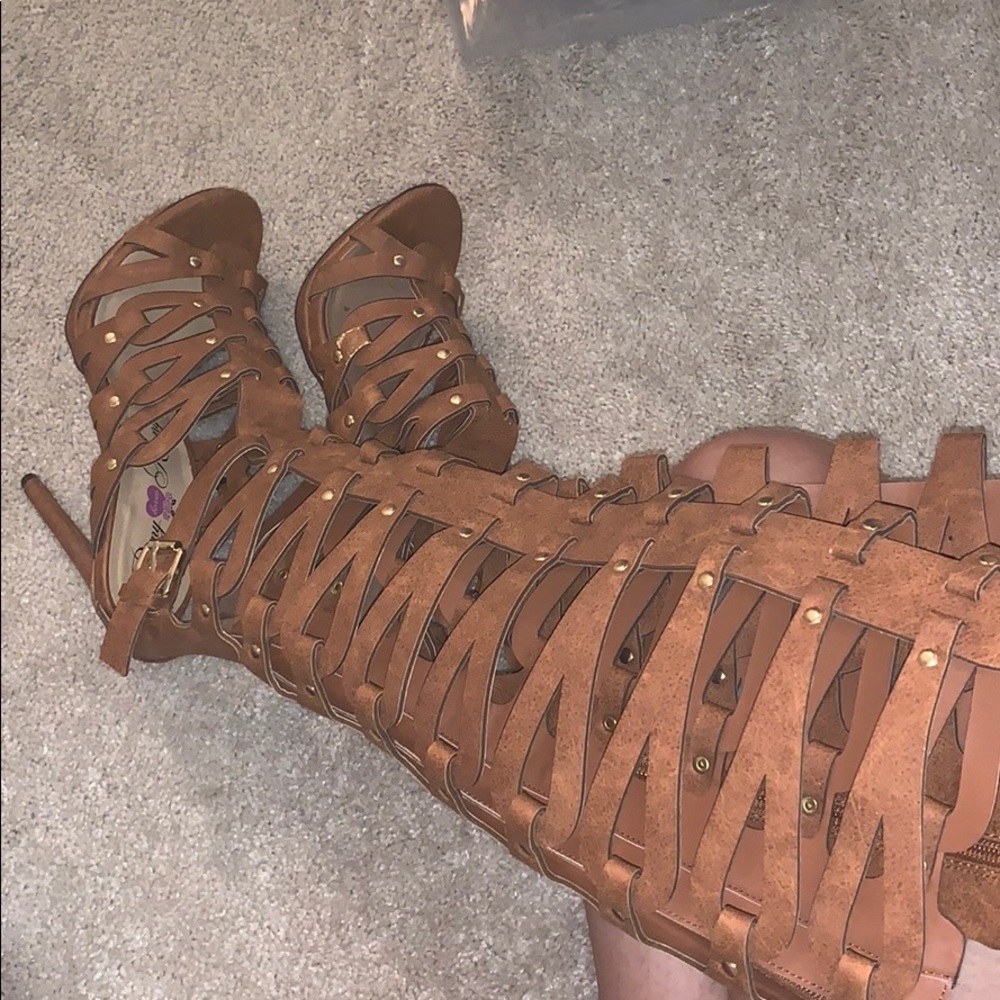Thigh high heels